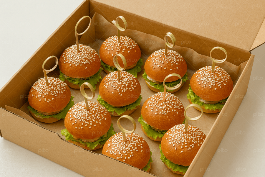 Box Hamburger mini