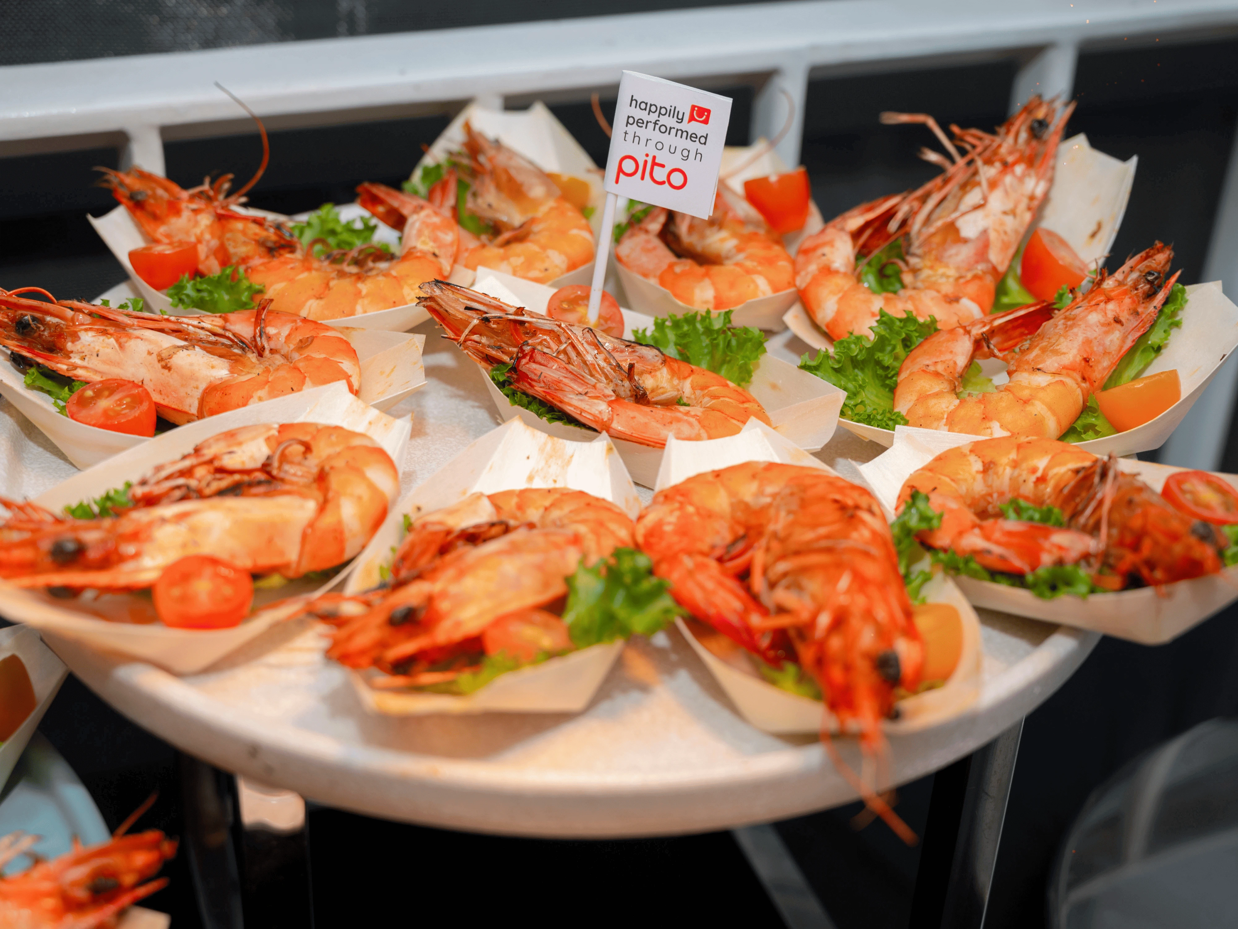 Tiệc Finger Food tôm PITO