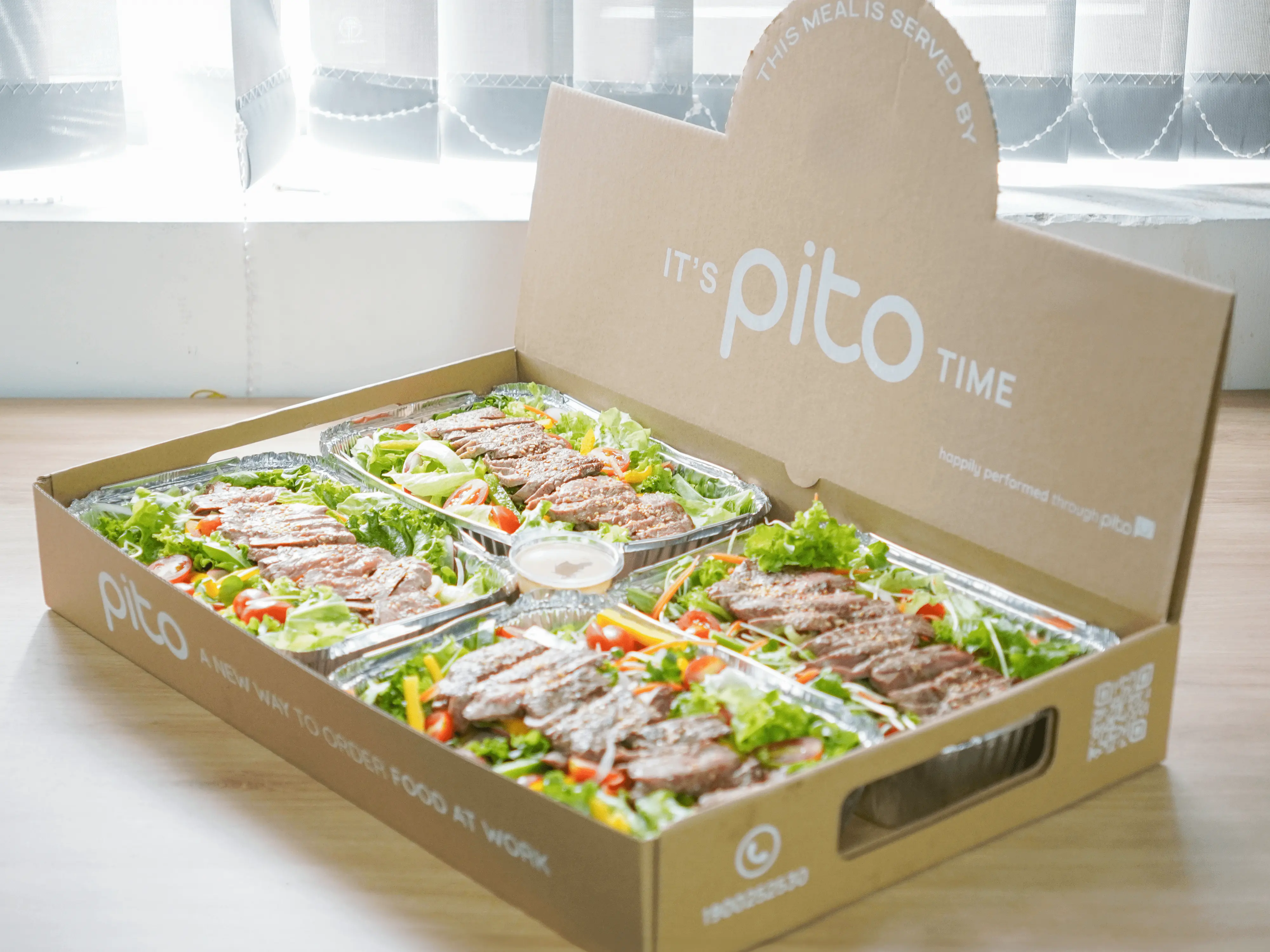 Tiệc Buffet Box giao tận nơi cho công ty PITO