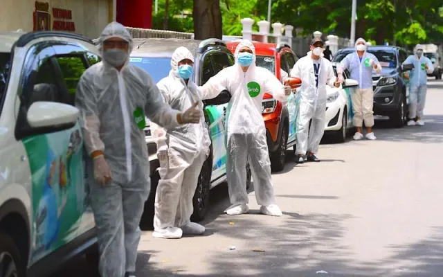 Grab car y tế an tâm về nhà