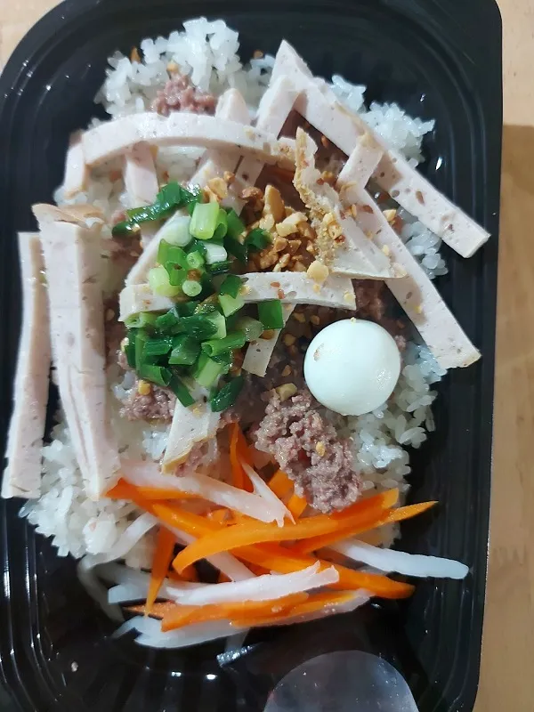 Cơm văn phòng 3 tại chỗ Grab car