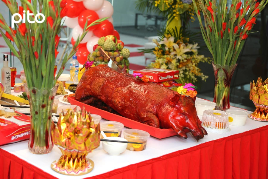 Heo sữa cúng khai trương