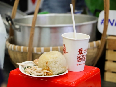 Menu gánh xôi Hà Nội