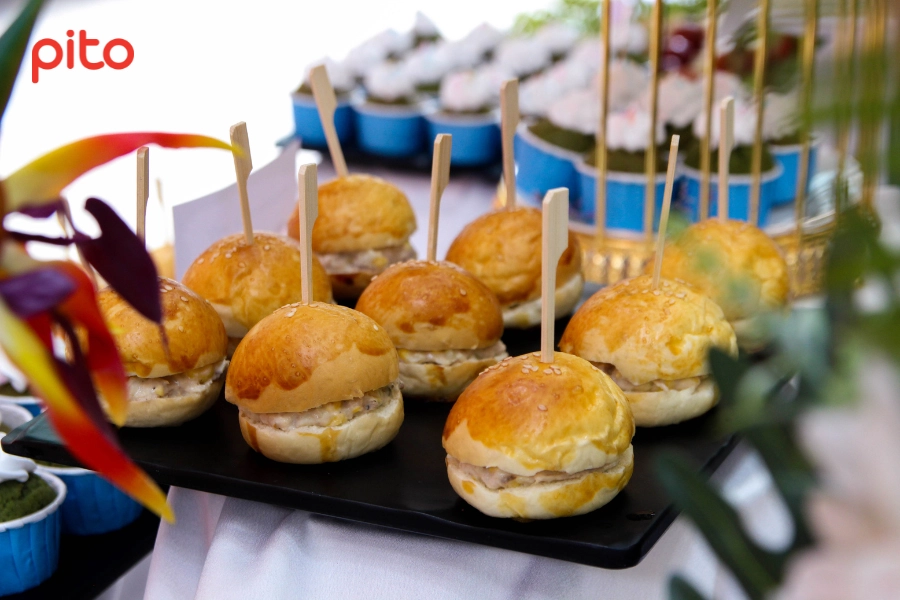 Bánh hamburger mini