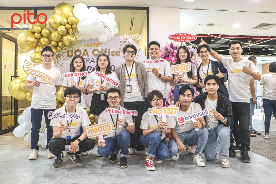 Nhân viên Chợ Tốt Check-in