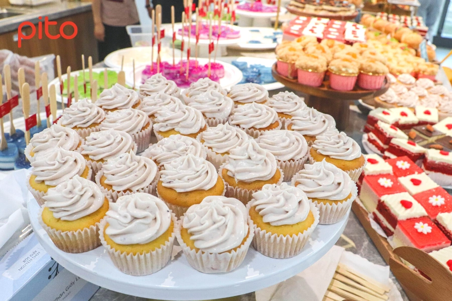 Bánh Cupcake tea break