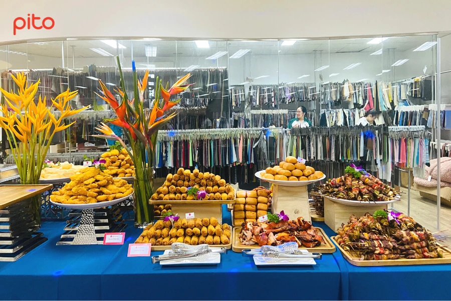 Bàn tiệc Buffet tại Asmara x PITO