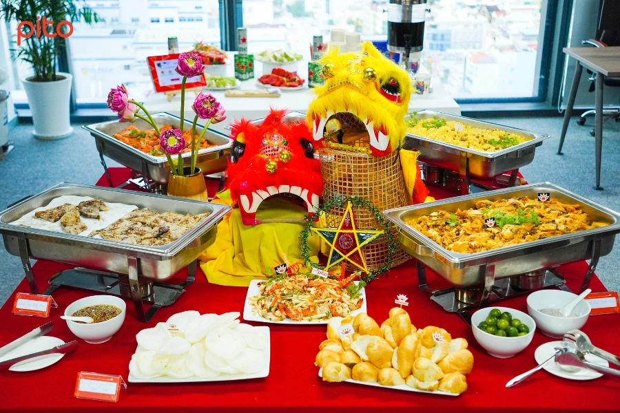 Ban-tiec-Buffet-trung-thu-PITO Bàn tiệc Buffet trung thu