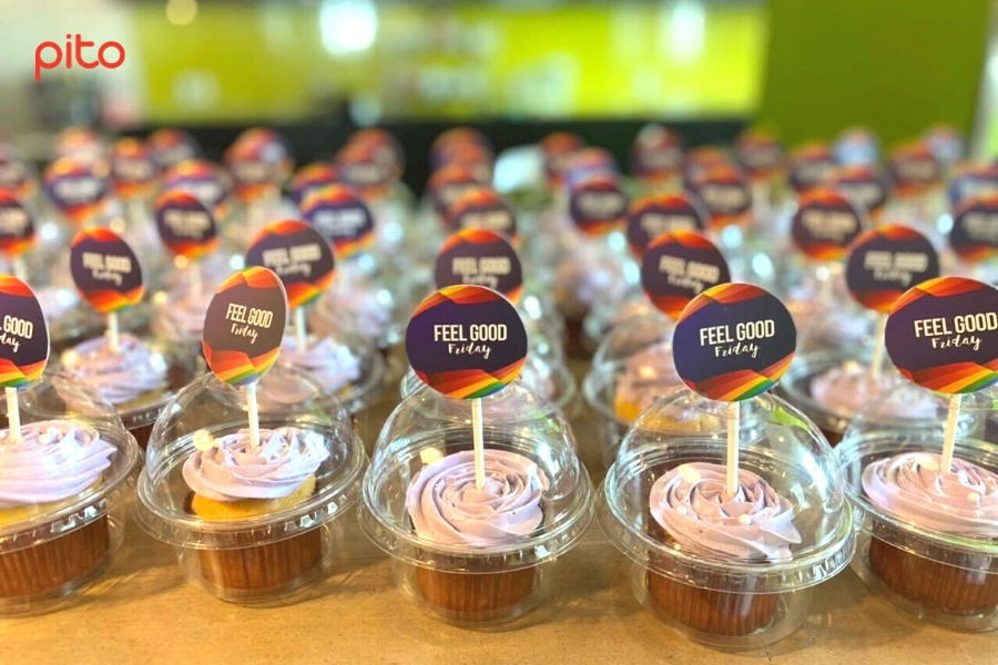 Cupcake tím KPMG