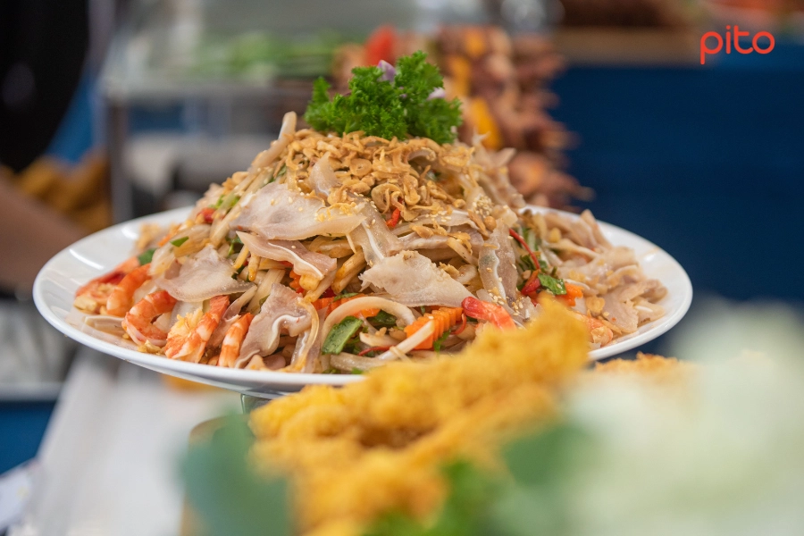 Gỏi ngó sen tôm thịt PITO
