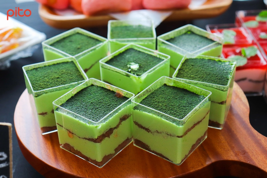 Mousse trà xanh Tea break