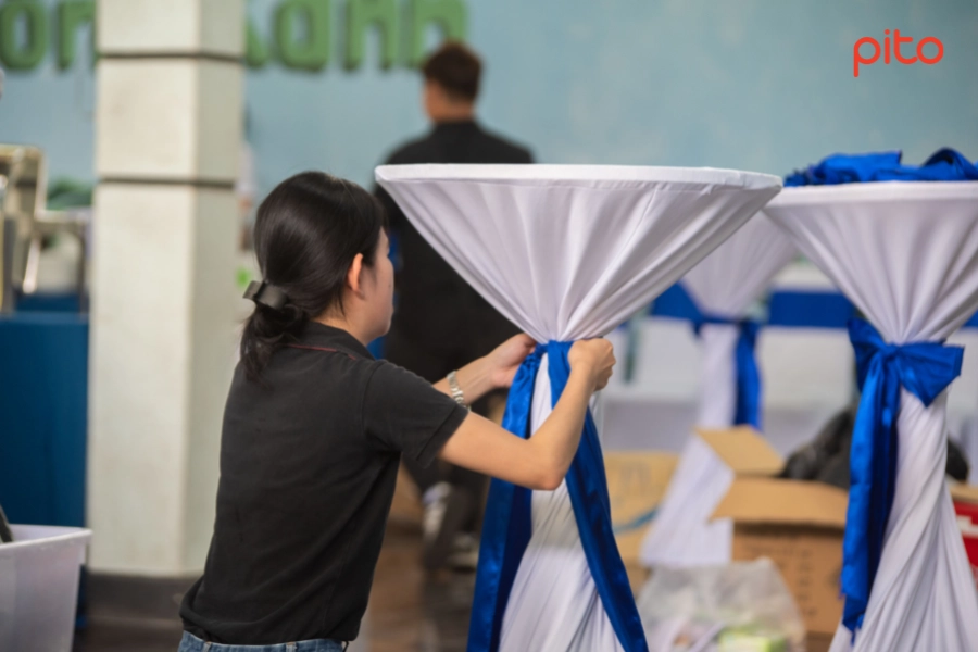 PITO chuẩn bị tiệc Buffet tại ĐH KHTN