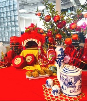 Tiểu cảnh trang trí Trung thu 