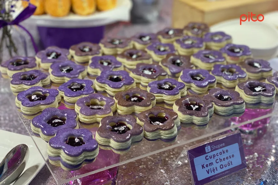 Cupcake việt quất