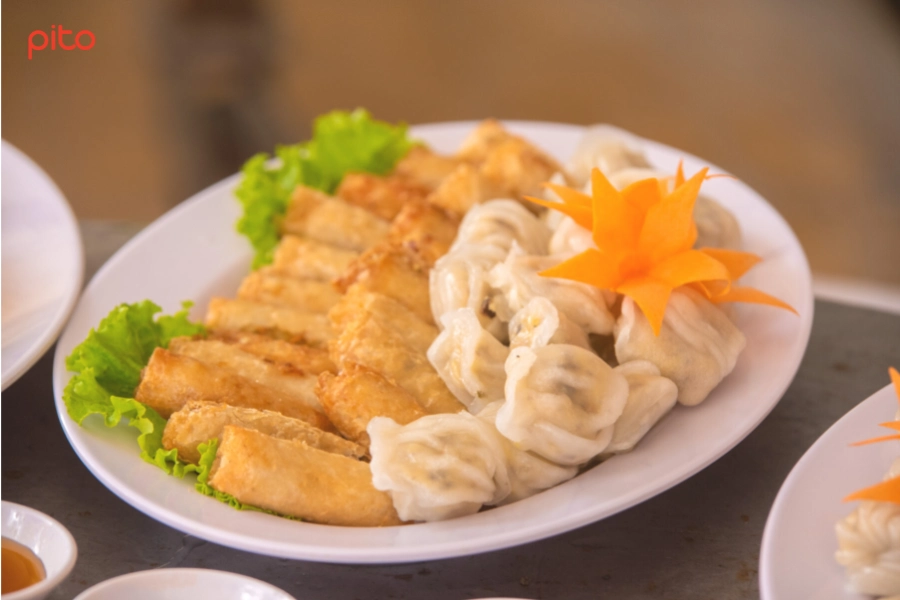 Khai-vi-ha-ca-cha-gio Khai vị há cảo, chả giò