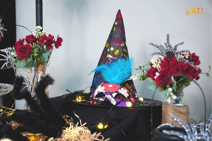 Nón phù thuỷ trang trí Halloween