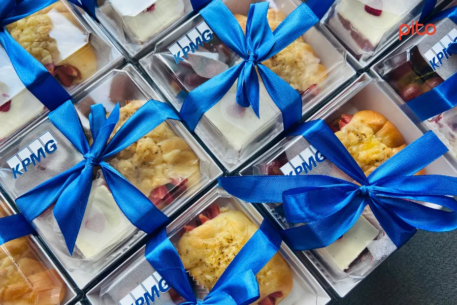 Set gift box bánh mặn