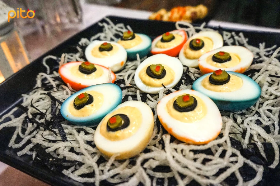 Trứng chết chóc - Món ăn Hallowene