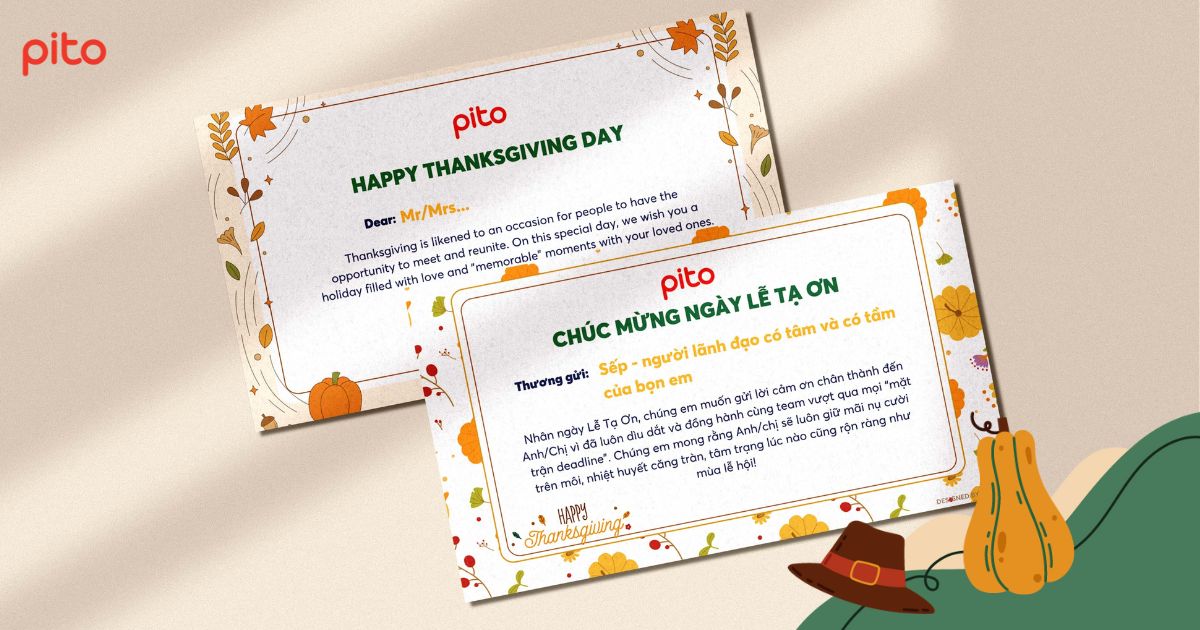 Lời chúc và thiệp Thanksgiving Thumbnail PITO