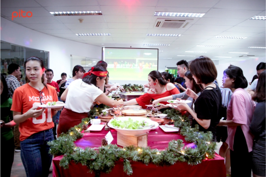 Tiệc Buffet xem bóng đá tại Asmara PITO