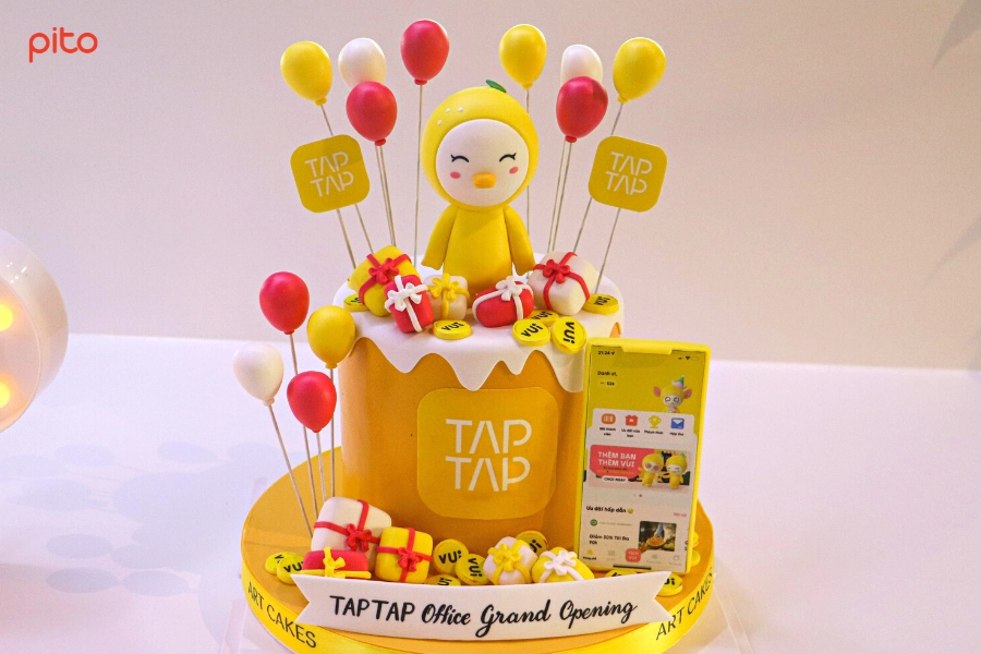 Bánh kem khai trương TapTap