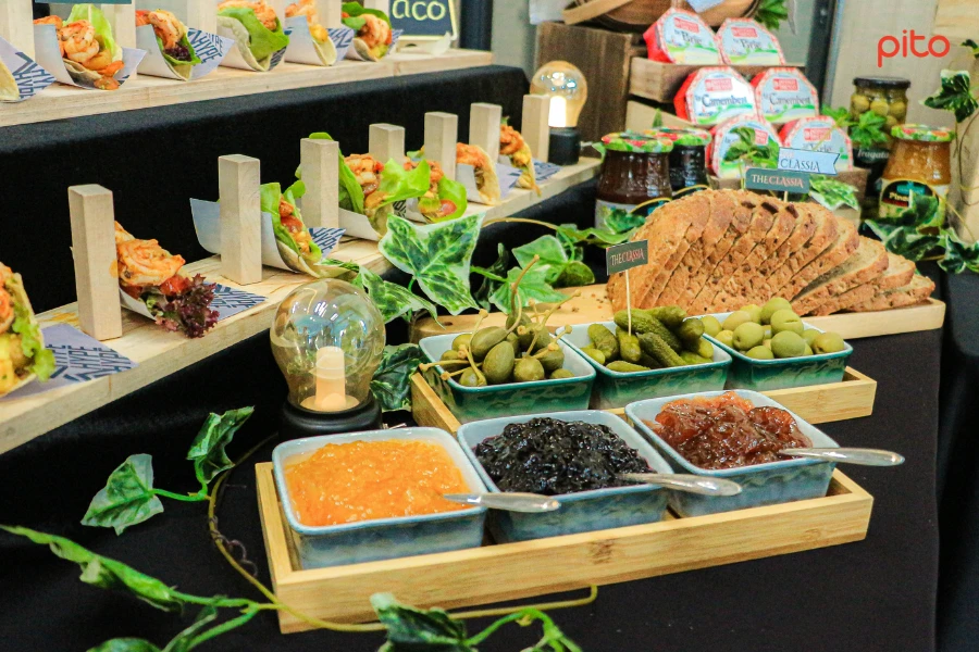 Khay món ăn nhẹ tiệc Finger Food BDS Khang Điền PITO