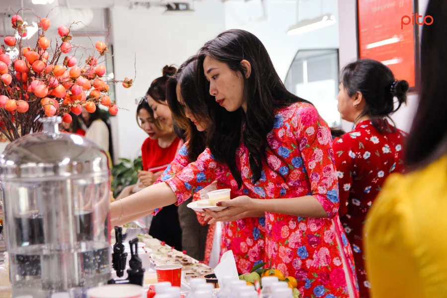 Nhân viên dự tiệc Tất niên DSV PITO
