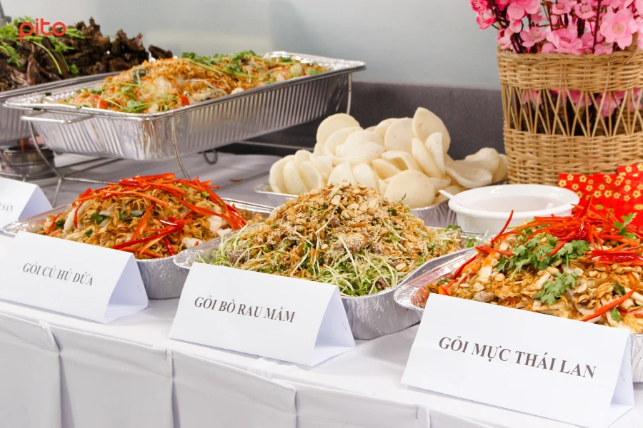 Thực đơn tiệc Tất niên DSV PITO