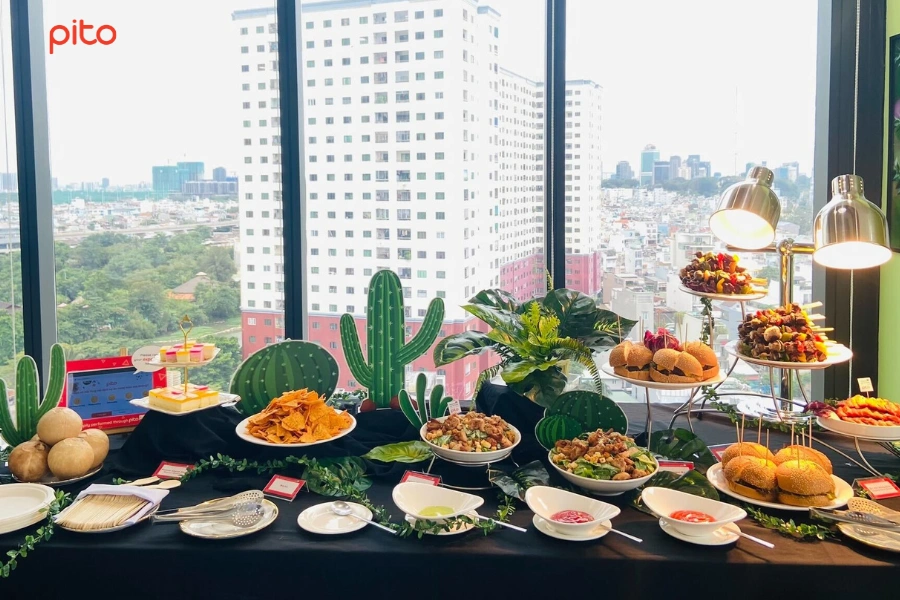 Tiec-buffet-cho-tat-nien-cong-ty-PITO Tiệc Buffet cho Tất niên công ty PITO
