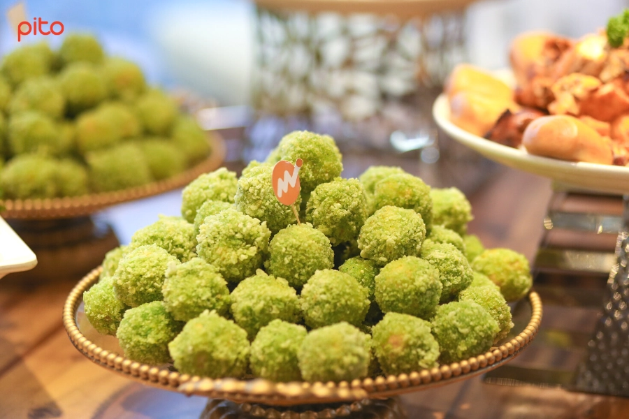 Trứng cút bọc cốm PITO