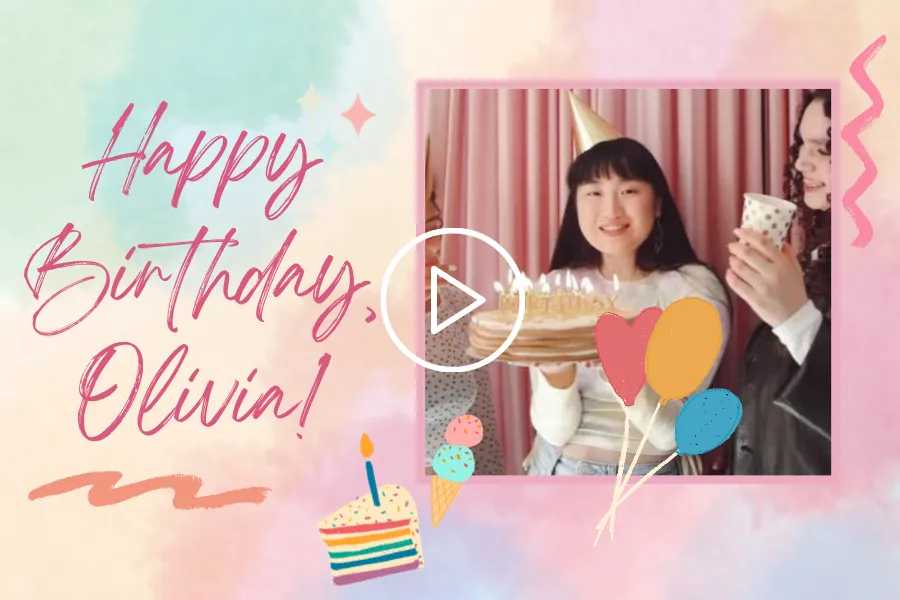 Video chúc mừng sinh nhật