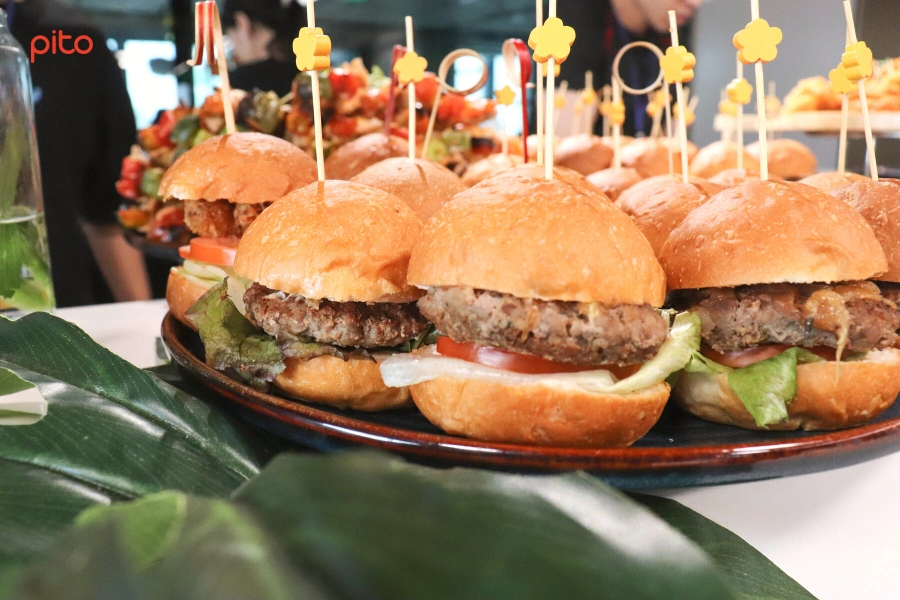 Burger bò mini