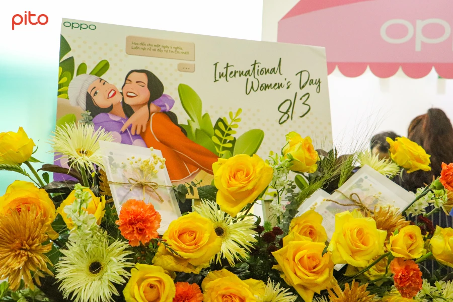 Ke-hoa-tuoi-mung-ngay-8-3-OPPO-PITO Kệ hoa mừng ngàu 8/3 OPPO PITO