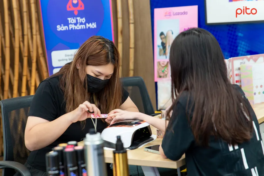 Nail xinh tặng các bạn nữ PITO