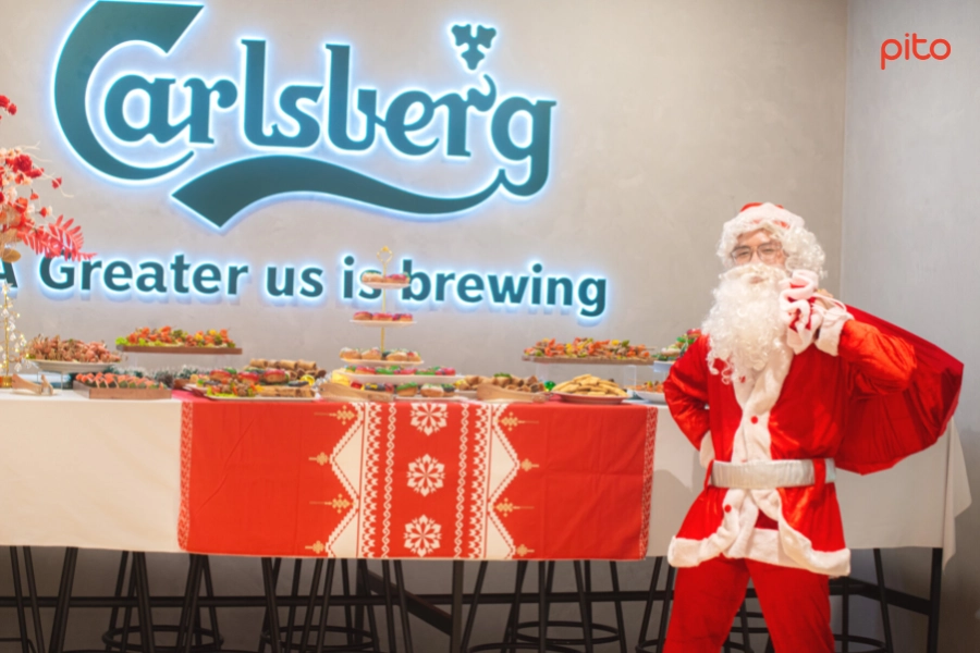 Ong-gia-Noel-tai-Cong-ty-bia-Carlsberg Ông già Noel tại Công ty bia Carlsberg