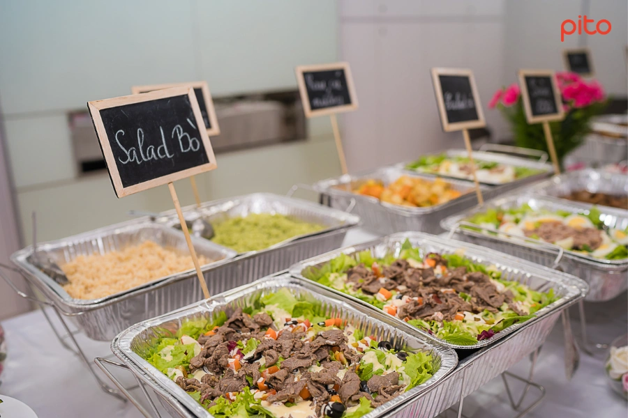 Qua 8/3 tiệc Buffet tặng phái nữ PITO