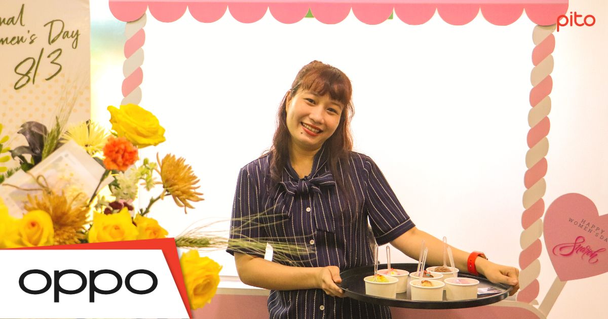 Xe kem mừng ngày 8/3 tại Oppo - PITO