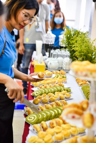 Nhân viên bệnh viện da liễu thưởng thức Tea Break - PITO