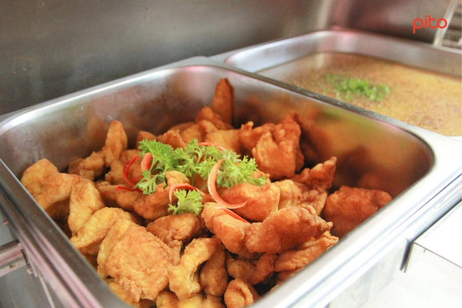 Phile cá chiên giòng sốt cam - PITO