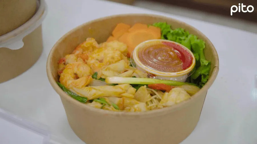 Một phần ăn trưa do PITO Cloud Canteen cung cấp