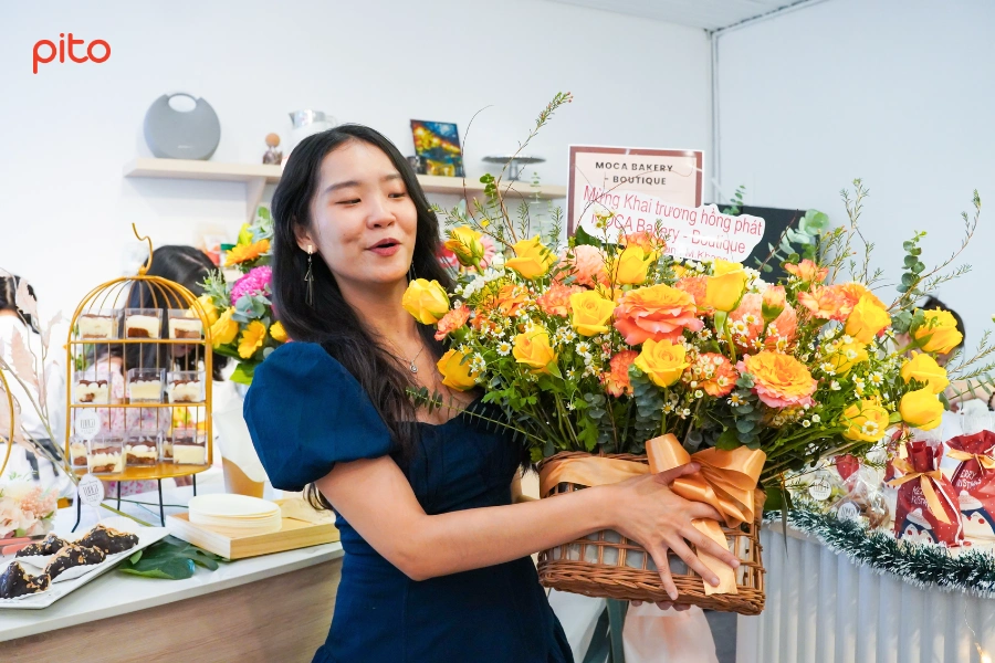Hoa khai trương hồng phát PITO