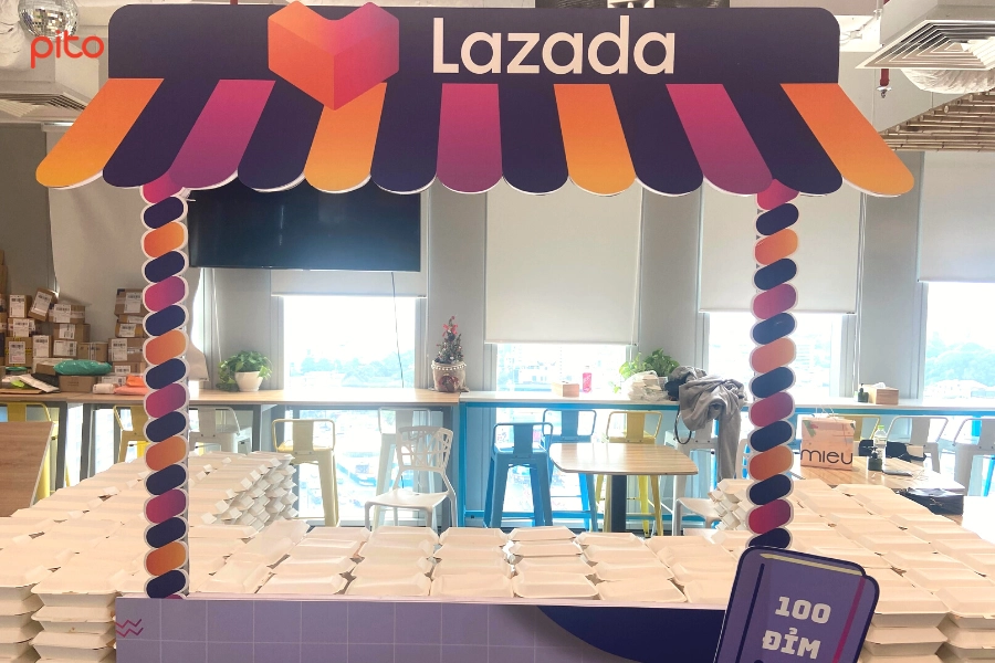 Xe ăn trưa tại Lazada - PITO