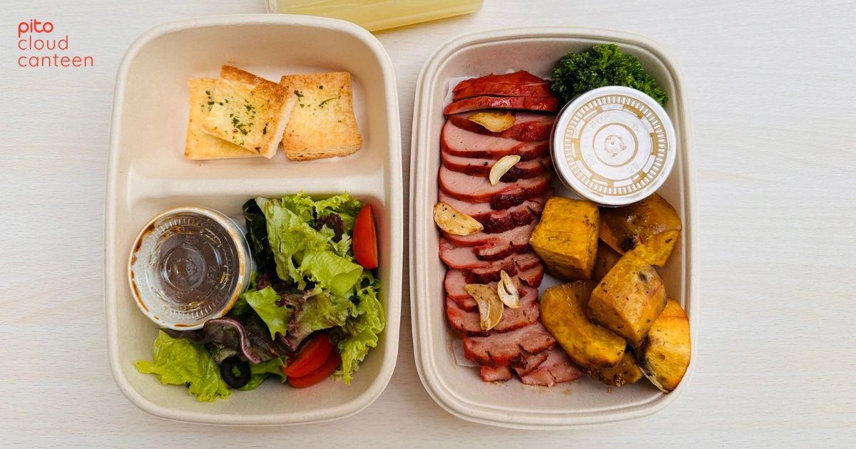Cơm trưa văn phòng chất lượng nhà hàng tại PITO Cloud Canteen