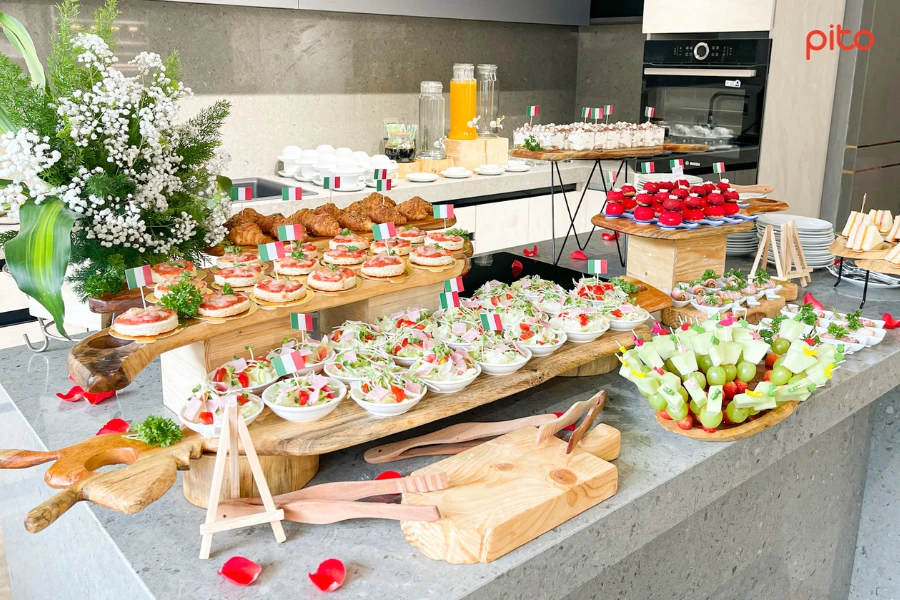 Giải pháp tiệc finger food cho Happy Hour tại công ty - PITO