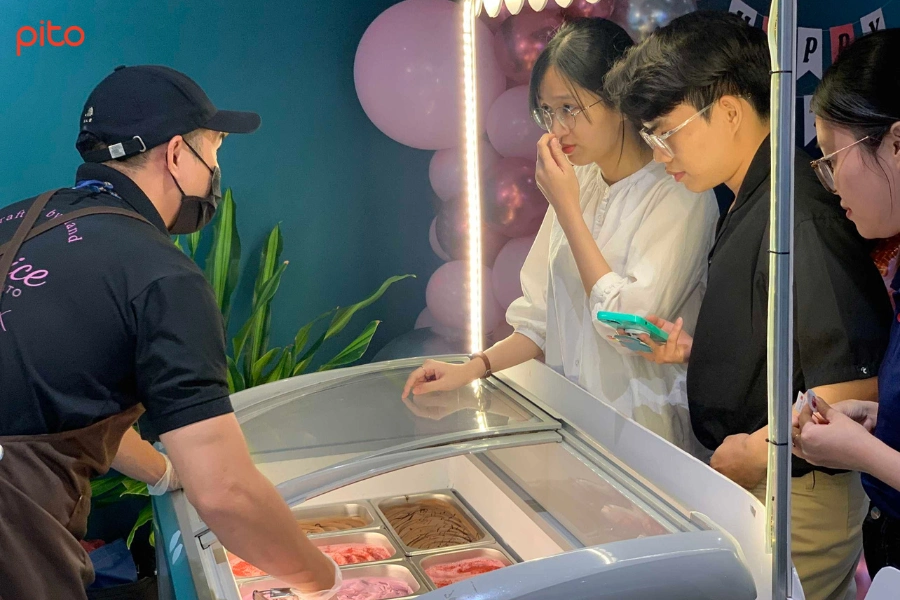 Live station xe kem cho tiệc Happy Hour - PITO