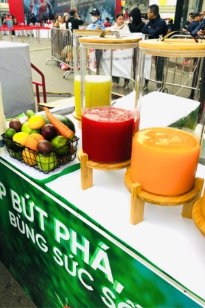 Menu nước ép 