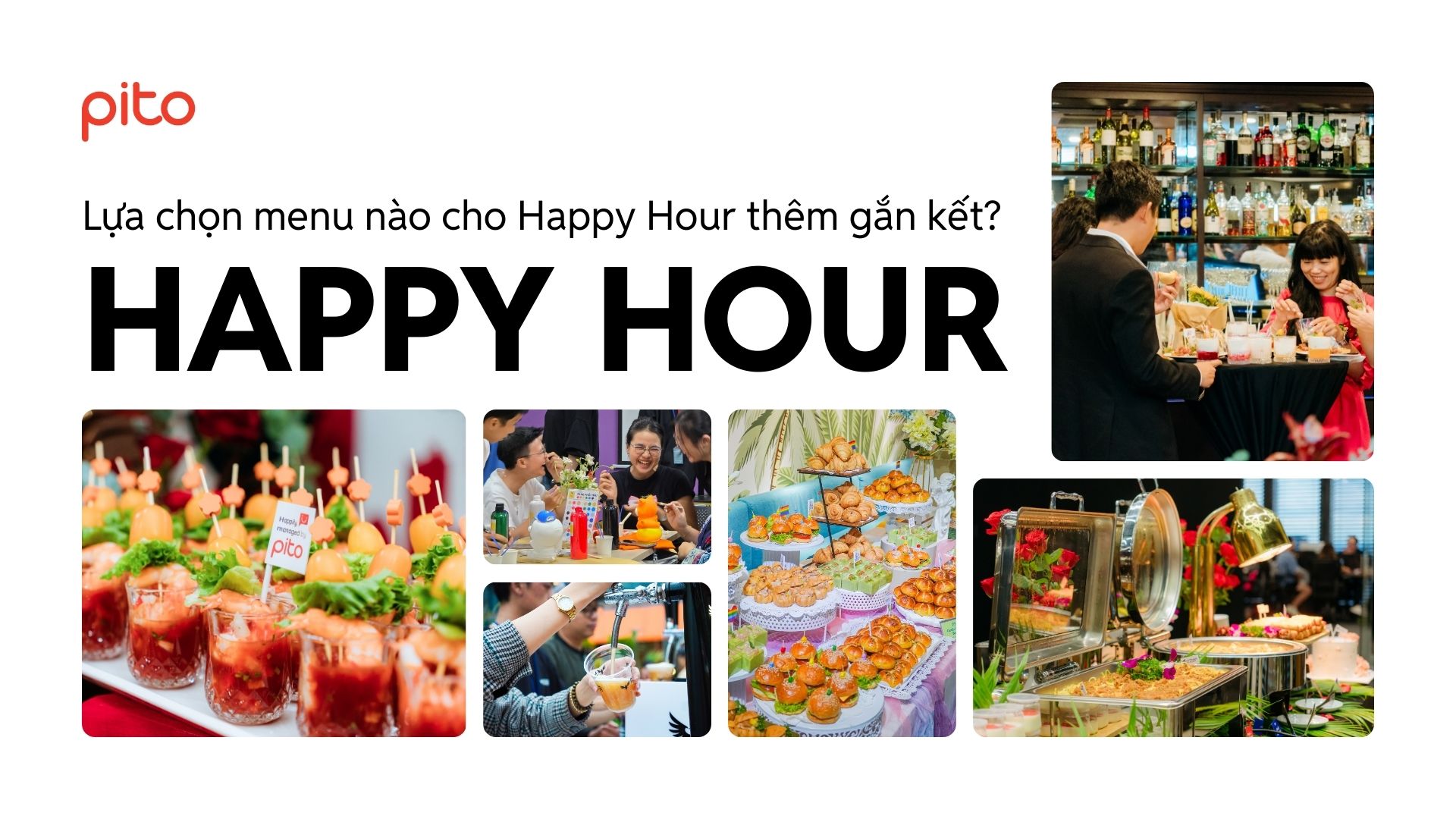 menu happy hour cho tiệc công ty