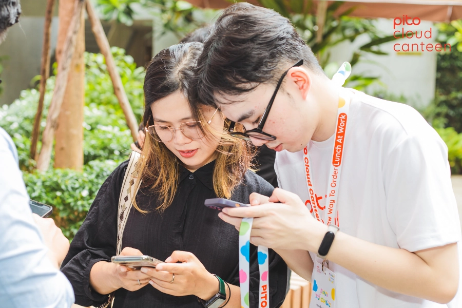 Khách hàng trải nghiệm dùng thử PITO Cloud Canteen