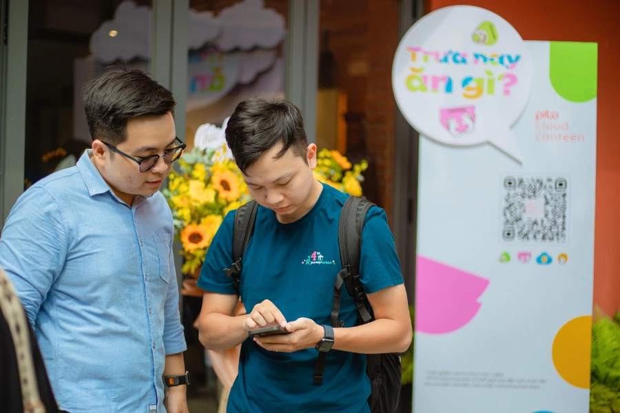 Trải nghiệm đặt cơm trưa văn phòng trên hệ thống PITO Cloud Canteen
