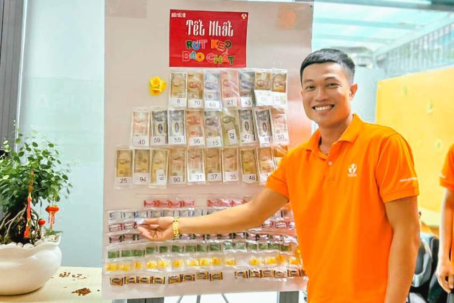 Ý tưởng rút kẹo trúng thưởng